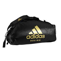 adidas adiACC051B-103 2-i-1 väska material: PU sportväska unisex – vuxen BlackGold M, svartguld, M, sportig, Svart guld, M, Sportig