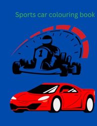 Sports car coloring book car collection 75 car designe coloring adult coloring car lover 8.5x11inch