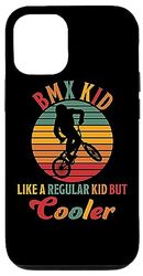 Carcasa para iPhone 12/12 Pro BMX Kid Like A Regular Kid But Cooler Bicicleta Freestyle BMX