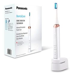 Panasonic - Personalcare EW-DC12-W503 | Brosse à Dents Électrique, - Technologie ultrasonique, 90 minutes d'autonomie, 3 modes de brossage, 31 000 vibrations/min, Minuteur, Blanc et doré
