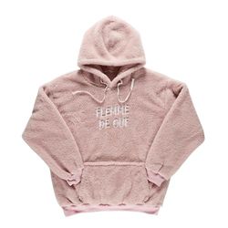 THE CONCEPT FACTORY, TX0007, Vibrant roze hoodie voor een gedurfde en moderne stijl, perfect voor alle gelegenheden. Optimaal comfort en gemakkelijk in onderhoud. Maat: M, Kleur: Roze/Wit