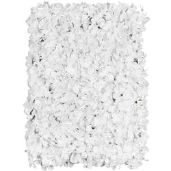 RCZ Decor 9119us siden hortensior blomma vägg bakgrundspanel – 41 cm x 61 cm | vit | 1 st