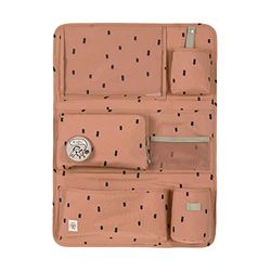 LÄSSIG Auto-organizer achterbank-organizer voor de auto, om op te hangen, inklapbaar, 55 cm, wrap-to-go, karamel, Höhe 60 Zentimeter, auto achterbank organizer