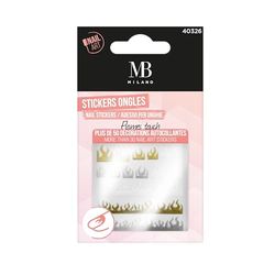 MB MILANO - Stickers Nail Art - Décors d'Ongle - 30 Autocollants - Motifs Flammes