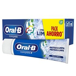 Oral-B Complete Plus Pasta Dentífrica 2 x 75 ml (el embalaje puede variar)