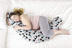 Kospu Almohada de lactancia con relleno 170 cm cojín cojín cama lateral almohada xxl nuevo