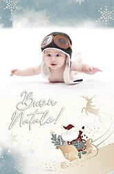 Biglietto di auguri per natale - biglietto d'auguri personalizzato con la tua foto 10 pezzi busta compresa