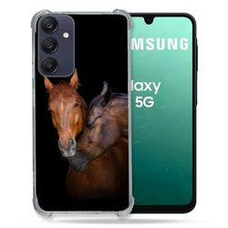 Cokitec Cover rinforzata per Samsung Galaxy A16 5G Animal Horse, colore: Marrone