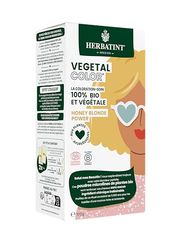 Herbatint Vegetal Color - Coloration végétale 100% naturelle et bio, HONEY BLONDE POWER - Blond Miel 100 grammes