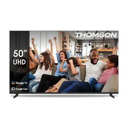 Thomson 50 Pollici (127cm) 4K Ultra HD Smart Google TV, Wi-Fi,Dolby Audio, HDR10, Bluetooth 5.1, Triple-Tuner (Cavo/Satellite/Antenna), HDMI, CI+, A+ Pannello - 50UG4S14