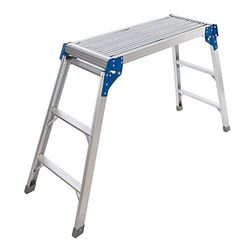 Silverline Tools 537366 - Plataforma de aluminio, color plata