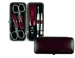 Pfeilring 0195560400 Manicure-Etui Eleganza, rosso scuro, 1 Pack (1 x 5 pcs)