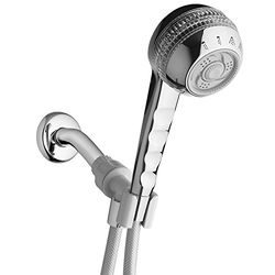 Waterpik SM-453CGE 4-Mode Originele Douchemassage 1.8 GPM Hand - gehouden Hoofd, Chroom/Kristal