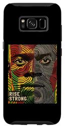 Carcasa para Galaxy S8 Rise Strong Dope Rey Africano Hombre Negro Arte Africano Moderno