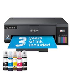 Epson EcoTank ET-14100 Photo Printer A3+ with 4 Colours, WiFi, Mobile Printing, Refillable Ink Reserve, Original Ink Set + Extra Black Bottle