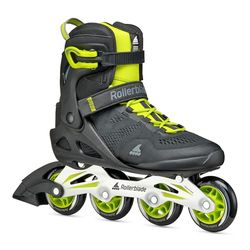Rollerblade MACROBLADE 80, Pattini in linea Uomo, nero/lime, EU: 45.5/46 (UK 11/11.5 / US: 12/12.5)