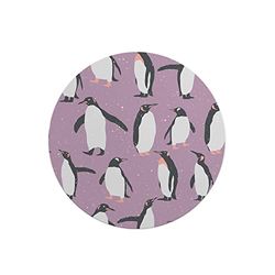 Questo Casa, Tapis de Souris Rond imprimé numérique avec Fond antidérapant pour Bureau et Maison Diamètre 22 cm
