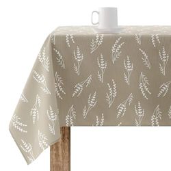 BELUM Nappe Anti-Taches 300 x 140 cm 100% Coton résiné, Nappe Non cirée, Nappe Tactile Coton, Nappe imperméable, Nappe Anti-Taches répulsif Liquide