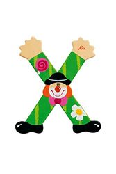Sevi Lettre déco bois-Lettre Clown X
