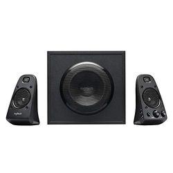 Logitech Z623 THX Sistema di Altoparlanti 2.1 con Subwoofer, Certificazione THX, 400 Watt, Bassi ‎Profondi, Multi-Dispositivo, Porta 3.5 mm e RCA, Presa UK, PC/PS4/Xbox/DVD/TV/Smartphone/Tablet