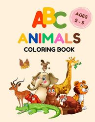 ABC Animals Coloring Book