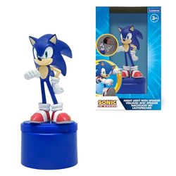 Lexibook, Sonic The Hedgehog, Veilleuse avec Haut-Parleur pour Chambre d'enfant, lumière Douce, à Piles, Bleu, NS01SN