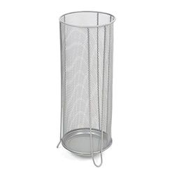 Mind Reader UMBHMESH-SIL Suporte para guarda-chuva de malha metálica, metal, prateado, Klein