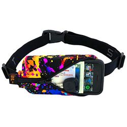 Spibelt 03, Accesorio Cinturón de Viaje Hombre, Rave con Cremallera Negra, 61cm x 119cm