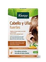 Kneipp Cabello y Uñas Fuertes, Complemento Alimenticio con Biotina, Selenio, Cobre, Zinc, Mijo y Bambú, Vitaminas para el Cabello, Multivitaminas Mujer, 30 Cápsulas