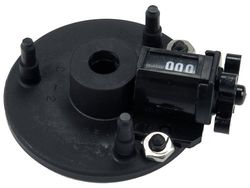 Scotty 1146 Teller alleen voor handmatige downriggers, ZWART, klein