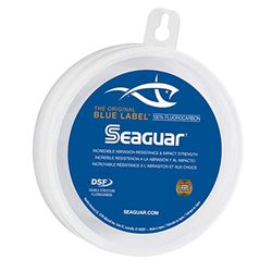 Seaguar Blue Label líder de fluorocarbono, unissexo, transparente, 25-Pounds/25 Yards