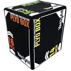 Yes4All Yes4All Unisex s NLHH Soft Plyo Box Nero A 16 14 12 A. Sport Black Version, a. 12 UK