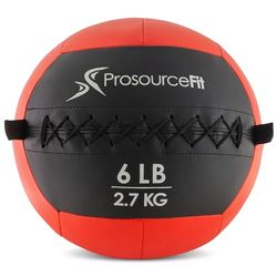 ProsourceFit Zachte medicijnballen, muurballen en dynamische oefeningen voor het hele lichaam, kleurgecodeerde gewichten: 6, 10, 14, 20 lbs.