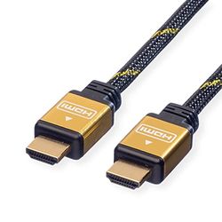 ROLINE GOLD High Speed HDMI-kabel I Arc, Ethernet, Full HD upplösning I 7,5 m
