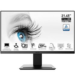 MSI PRO MP233 MONITOR 21.45" (VA) - 1920 x 1080 (Full HD), 100HZ, 1ms (MPRT) / 4ms (GTG), Vesa 75 x 75 mm - Tecnologia anti-sfarfallio, meno luce blu, display antiriflesso