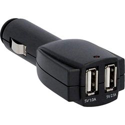 Cartrend 10458 wtyczka USB do ładowania 2 porty do zapalniczki samochodowej do ładowania i obsługi różnych urządzeń, 2100 mA