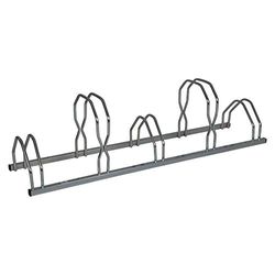 Dicoal Ratelier 5 vélos 2 niveaux à côte, 160 x 39 x 49 cm, suporte de chão, 5 bicicletas Ref. B129 V, unissexo, cinzento, 160 x 39 x 49 cm