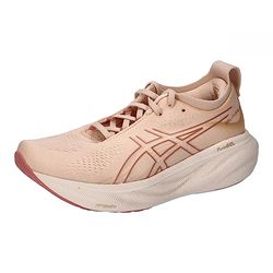 ASICS Gel-Nimbus 25 sneakers för kvinnor, Ljus aprikos ljus granat, 44.5 EU