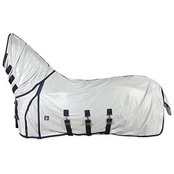 PFIFF Vliegendeken met halsdeel, zilverkleurig 155 cm