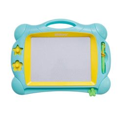 alldoro 68500 tekenbord met groot display, toverpen met draagtas, magneetbord ca. 32,8 x 25,5 cm, tekenbord met stempel, toverbord met draaggreep, schuif en pen, kinderen vanaf 3 jaar