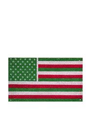 GIFT Company Felpudo Us Flag/Italia, Coco y PVC, Multicolor, 75 X 1,5 X 45 cm