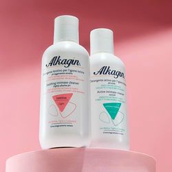Alkagin, routine antimicrobica e lenitiva con Alkagin Detergente Attivo e Detergente Lenitivo