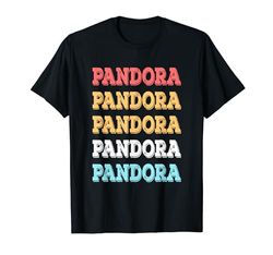 Carino Regalo Personalizzato Pandora Nome Personalizzato Maglietta