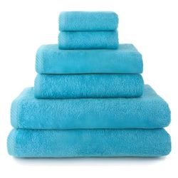 Top Towels - Hand towel set - 2 hand towels, 2 bath towels and 2 bidet towels - 100% cotton - 500 g/m10