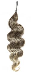 Human Hair Addition Softwave 24" Colour 1B-4 - Natural Black - Chestnut Brown (Versatile Ponytail and Braid Hair Switch)