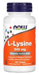 Now Foods – L-Lysine 500mg | Essential Amino Acid Supplement – 100 Tablets