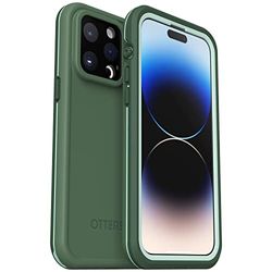 OtterBox Frankrike-serien vattentätt fodral med MagSafe (designat av LifeProof) för iPhone 14 Pro Max (ENDAST) - Dauntless (grön)