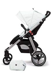 Casualplay Loop - Silla de paseo con chasis de aluminio, color blanco (ice)