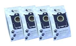AEG GR203S s-bag Anti-Odour Vacuum Cleaner Bags, Suitable VX4, VX6, VX7, VX8, AB61 (Vacuum Cleaner Bags for Pet Owners, Anti-Odour, Neutralises Odours, Clean Air, Hygiene Sealing)