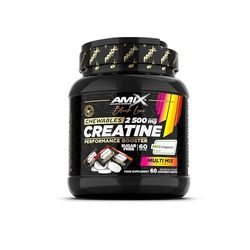 Amix™- Black Line Creatine 2500 mg Chewables – Creatina Monohidrato Creapure® – 60 Comprimidos Masticables, Suplemento para Rendimiento Deportivo
